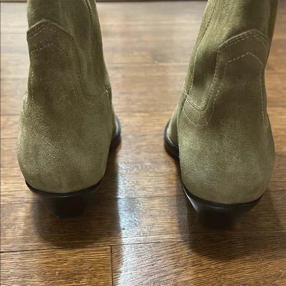 Isabel Marant Dahope Tan Suede Western Boots - Picture 8 of 8